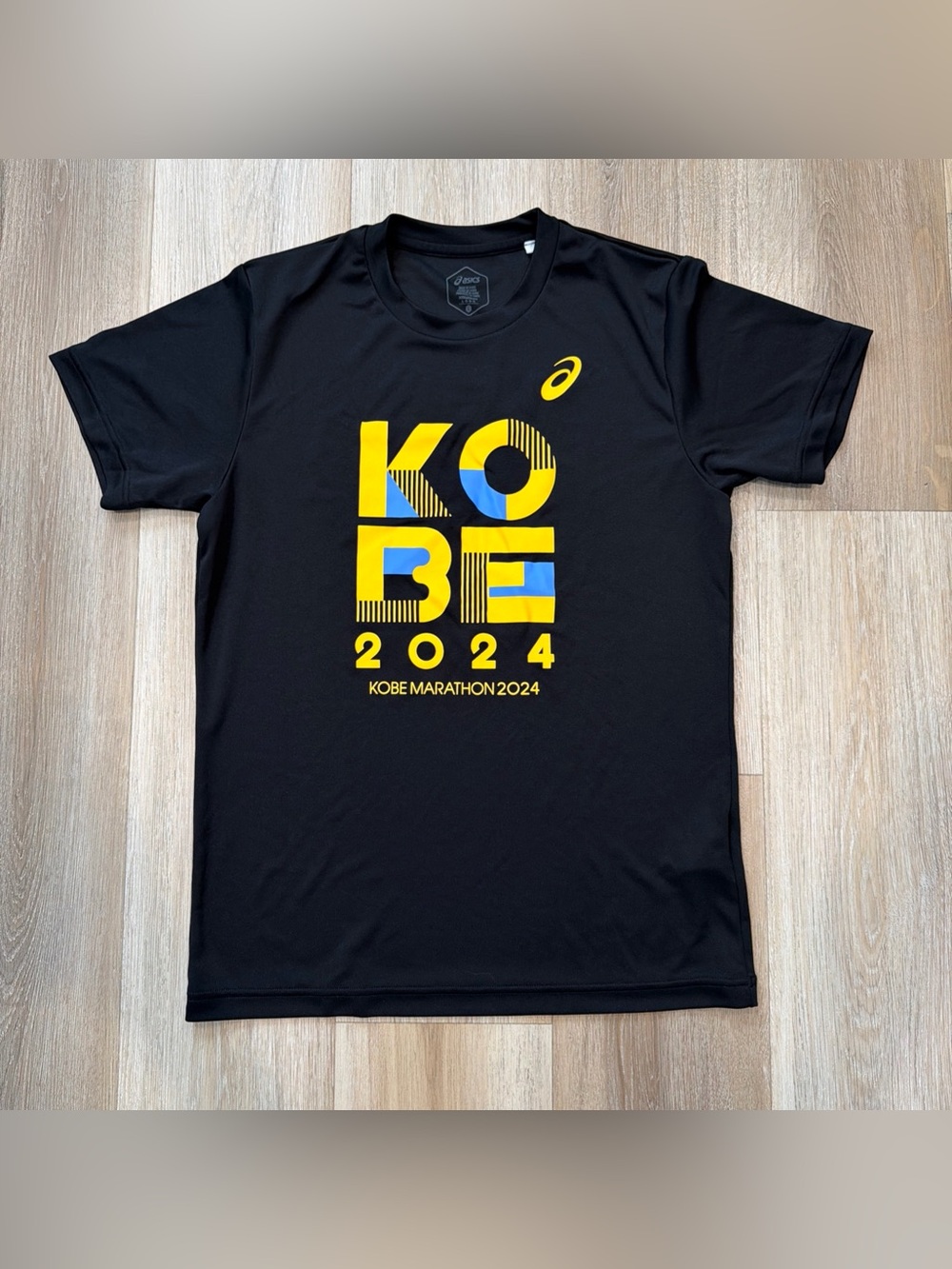 Asics Kobe Marathon Shirt 2024 Japan Black Men’s Large RARE